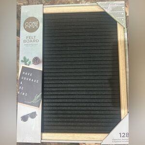 Core Home Black Felt Board 14x11”